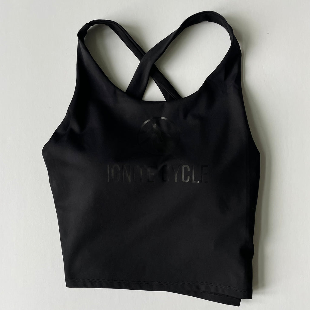 Mono B Strap Back Crop Top